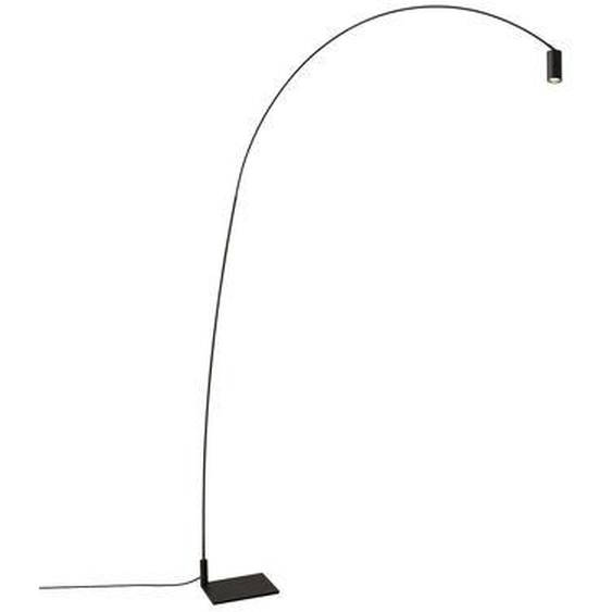 Lampadaire Fox métal noir / LED - H 225 cm / Pivotant & orientable - Nemo
