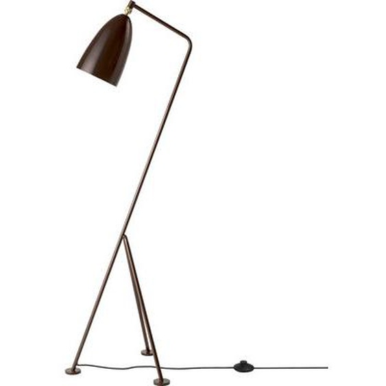 Lampadaire Gräshoppa métal marron / Grossman- Réédition 1947 - Gubi