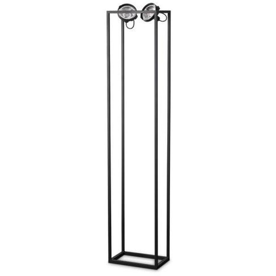 Lampadaire - Ideal Lux - AUDIO - 2 bras multiples - Noir - Interrupteur intégré - Non dimmable