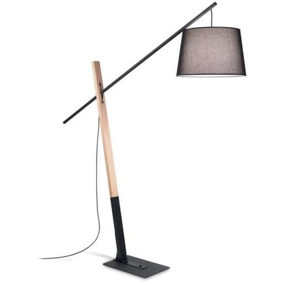 Lampadaire - Ideal lux - PT1 - Métal noir - Abat-jour inclinable - Design contemporain