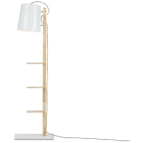 Lampadaire - Its About RoMi - Cambridge - Métal/Bois - H168cm - Abat-jour Ø 30cm