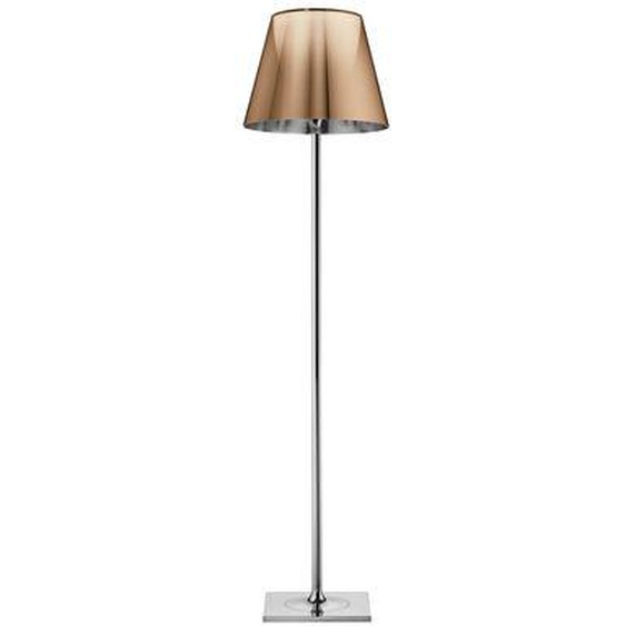 Lampadaire K Tribe F2 métal plastique marron / H 162 cm - Flos