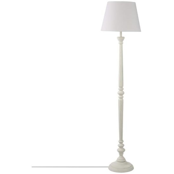 Lampadaire Keli Blanc, pin, H.153 cm