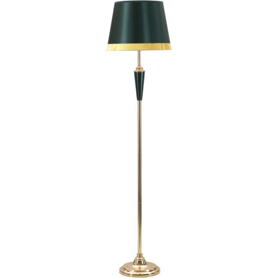 Lampadaire Lampada 40 x 170 x 40 cm métal tissu or vert
