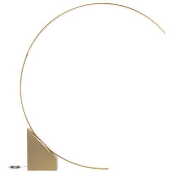 Lampadaire LED RUNE - Métal peint doré - 176 x 20 cm - Salon - Intérieur