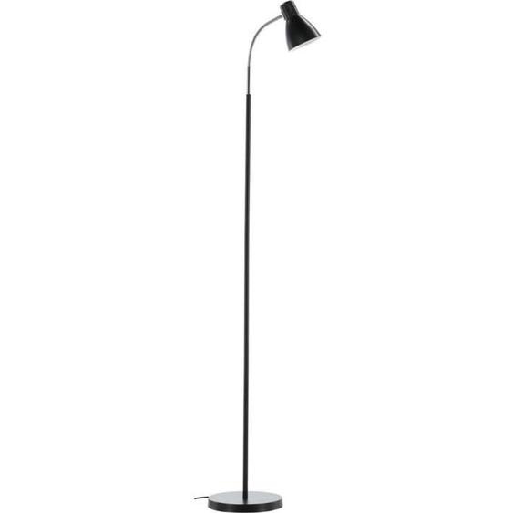 Lampadaire - Lina - Noir - Acier - PVC - Compatible E14