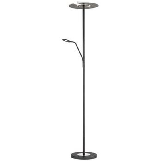 Lampadaire/lisseuse Dent métal noir dépoli H180 cm
