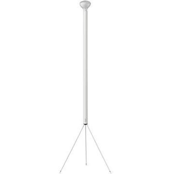 Lampadaire Luminator métal blanc / A. & P. Castiglioni, 1954 - Flos