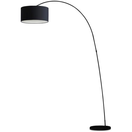 Lampadaire noir Papua 1 ampoule