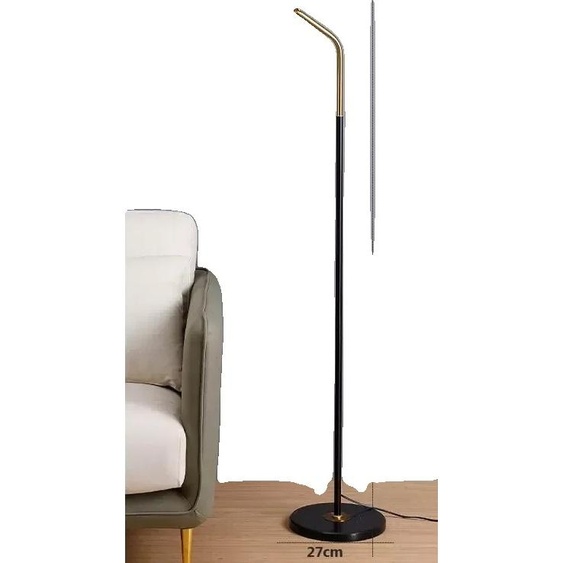 Lampadaire nordique en verre à LED, blanc laiteux, design moderne en métal, gris fumé, lumière tricolore No RC