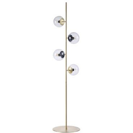Lampadaire Orb métal verre or transparent / 4 diffuseurs - H 161,5 cm - Bolia