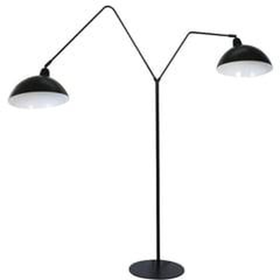 Lampadaire bi-lumière