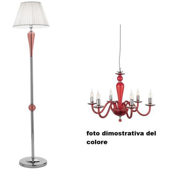 Lampadaire PAGANINI verre fait main RUBIS