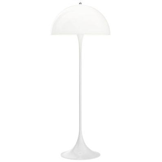 Lampadaire Panthella plastique blanc / Ø 50 x H 131 cm  / Verner Panton, 1971 - Louis Poulsen