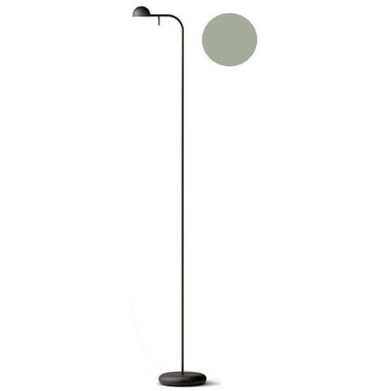 Lampadaire PIN - vert mat - un feu