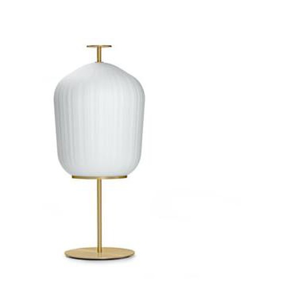 Lampadaire/plancher Plisséé - Laiton