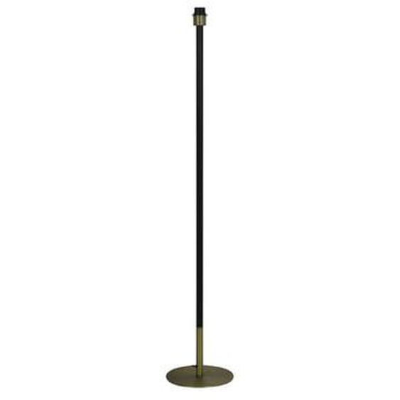 Lampadaire Rodrigo métal bronze et noir 25 x 135 cm