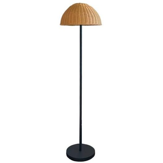 Lampadaire sans fil FAROE TALL Beige Polyrotin H160cm