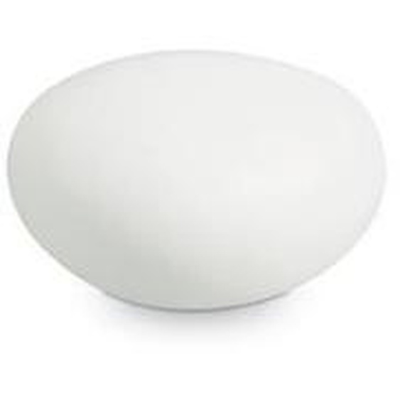 Lampadaire - SASSO - 1 ampoule - Blanc - Diamètre 55 cm - Hauteur réglable 75-160 cm