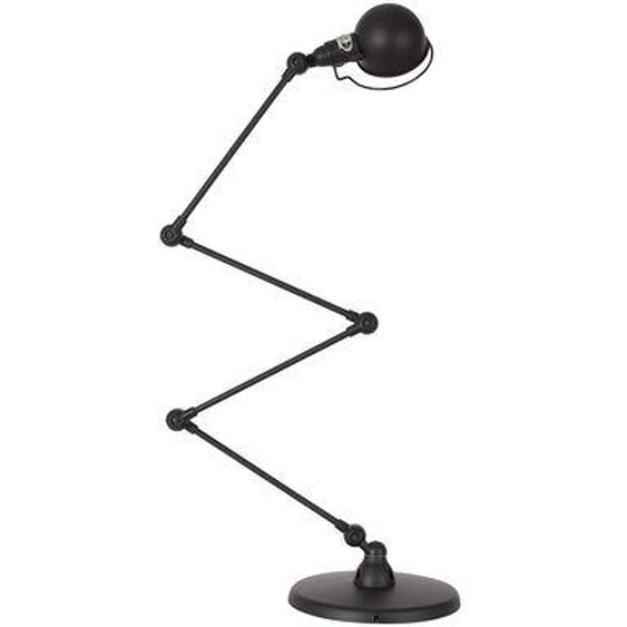 Lampadaire Signal Zigzag métal noir 4 bras articulé - H max 120 cm - Jieldé