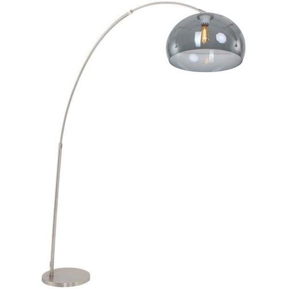 Lampadaire - Steinhauer - Sparkled - Verre fumé - E27 - Intérieur