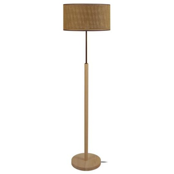 Lampadaire - TOSEL - GOA - Tissu jaune foncé - Style nordique - H158cm L40cm P40cm
