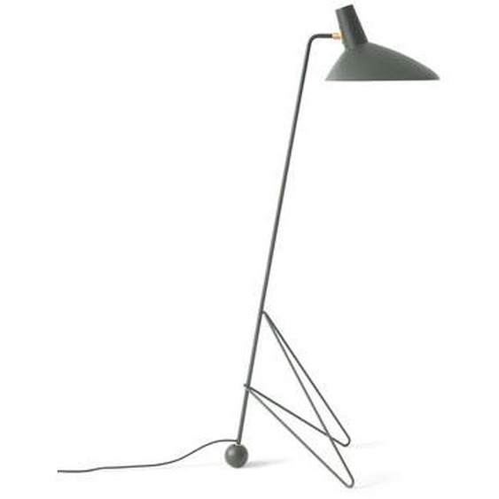 Lampadaire Tripod HM8 métal vert / Modèle de 1953 - &tradition