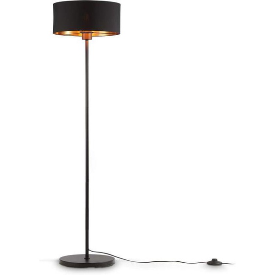 Lampadaire Vintage Avec Interrupteur À Pied, Abat-Jour En Tissu, Douille E27, Max. 40 Watts, Lampadaire Sur Pied Salon, Lampe Sur P