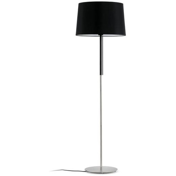 Lampadaire VOLTA nickel mat, noir