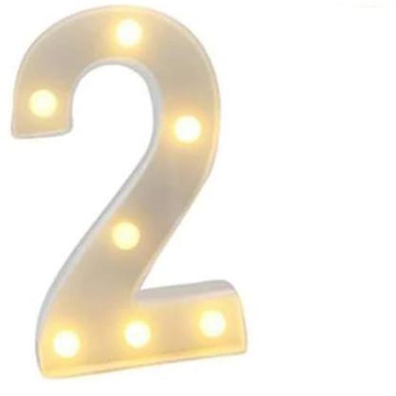 Lampe à chiffres LED, chiffres lumineux 0 à 9, décoration LED pour anniversaires, mariages, vacances, bar à la maison (2)