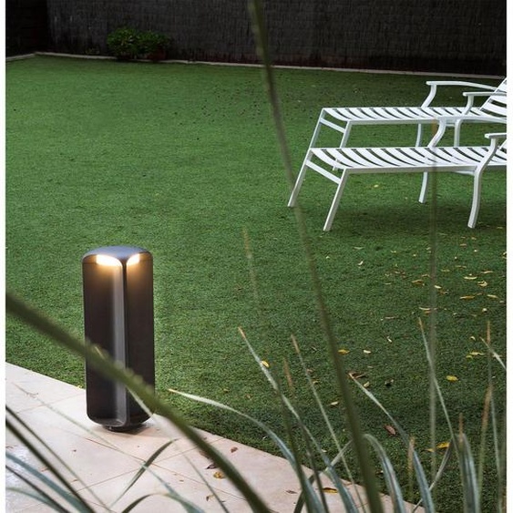 Lampe à culot LED BU-OH 56cm IP65 gris foncé