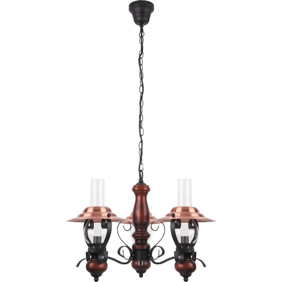 Lampe à huile classique pour lustre E14 3x40W couleur noir 7860 Enna Rabalux