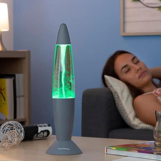 Lampe a Lave LED Multicolore 6 Couleurs Changeante - Lampe Magma LED 35 cm USB