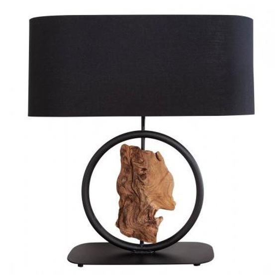 Lampe à poser en bois et métal - Bucarest