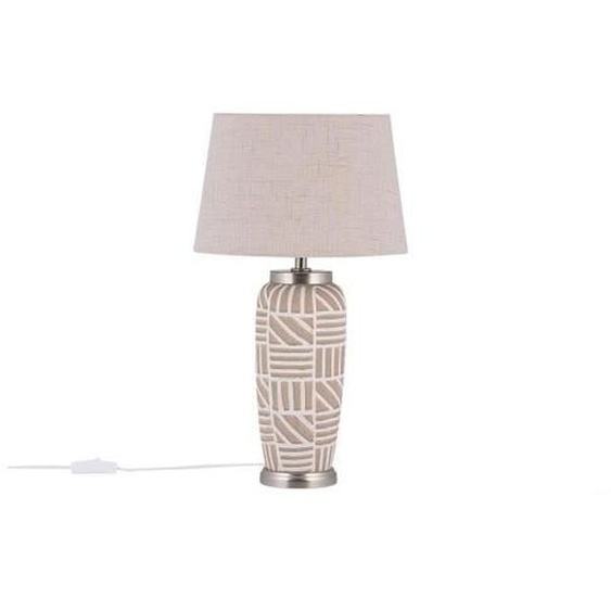 Lampe à poser en céramique beige 48 cm TRAISEN