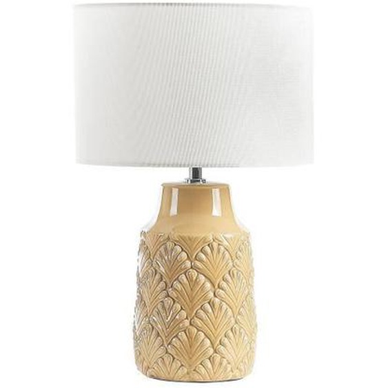 Lampe à poser en céramique orange BALAO