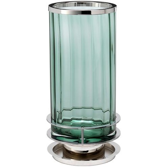 Lampe de table Arno vert et argent 1xGX53x9W, verre, dimensions : 36,4 x 17,1 x 17,1 cm, IP20, Quintiesse