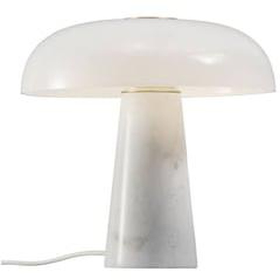 Lampe à poser Glossy marbre blanc H32 cm