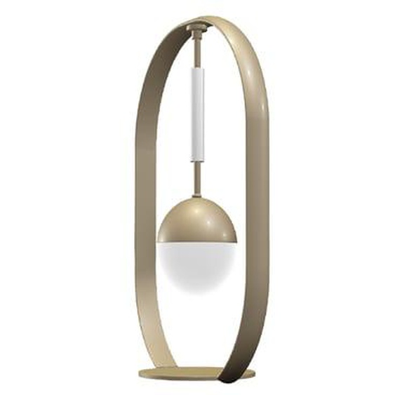 Lampe à poser Tamara métal or