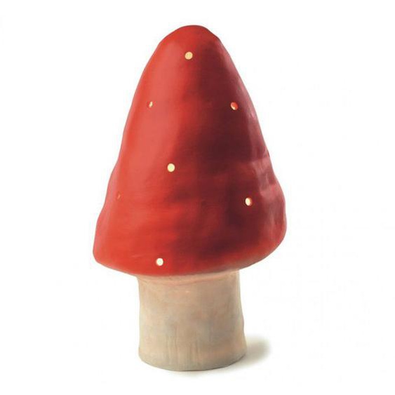 Lampe à poser Veilleuse LED Champignon Rouge H28cm - Egmont Toys