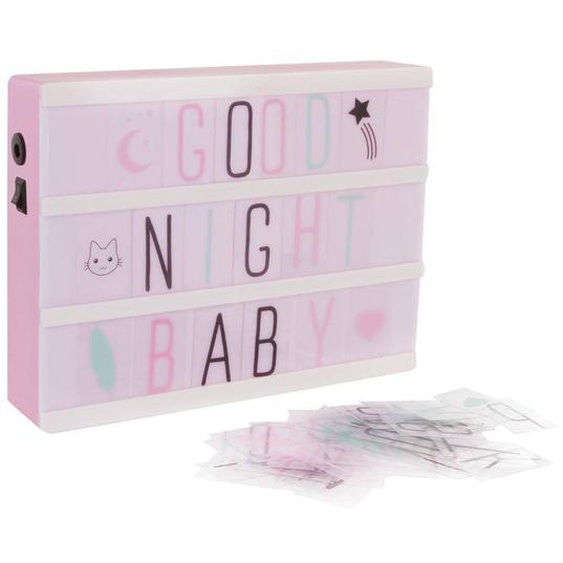 Lampe Boîte Lumineuse Enfant Rose