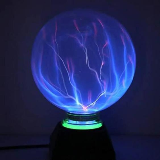 Lampe Boule De Plasma Lumière Plasma Magique 5 Pouces - KIWAEZS - Statique Lumière Bleue Électrostatique Tactile