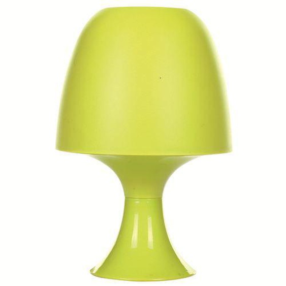Lampe champignon rétro - Plastique - Vert