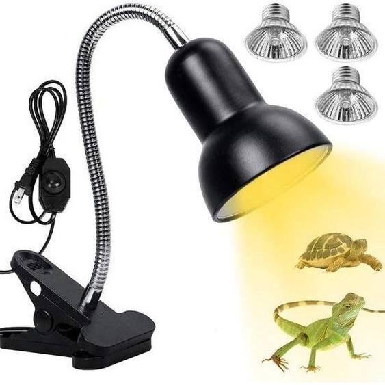 Lampe chauffante UV Reptilium 50 W - Terrarium - UVA - UVB - Serpent - Lézard