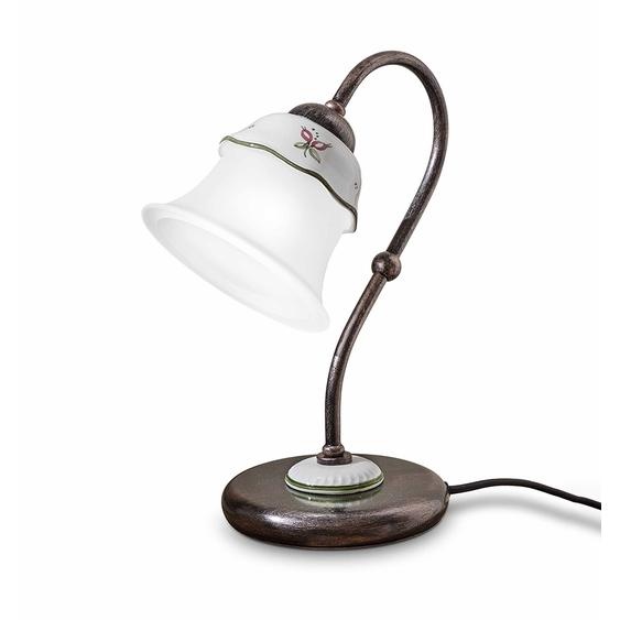 Lampe classique Ferrara Métal et céramique Cuivre noir ombré 1 lumière E14
