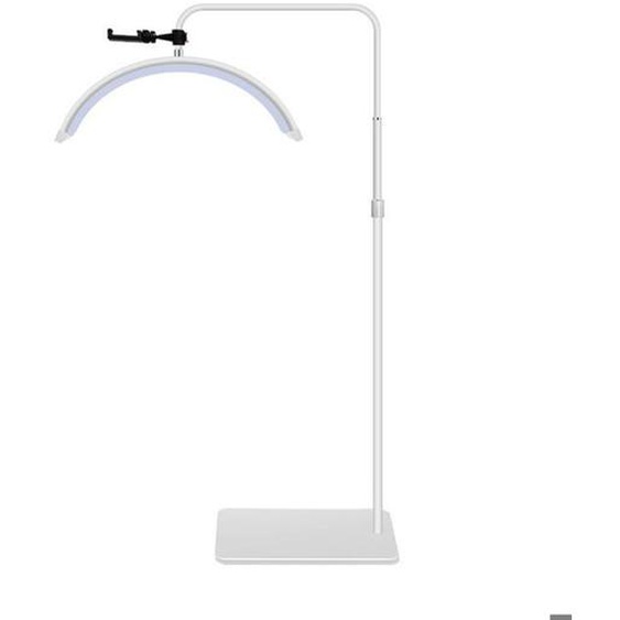 Lampe de beauté à motif brodé, lampe déclairage Prumya, rotation à 360 degrés pour la beauté, extension de cils – Blanc.