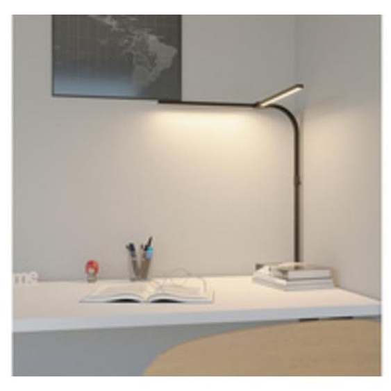 Lampe de bureau à LED Novano, pied, noir