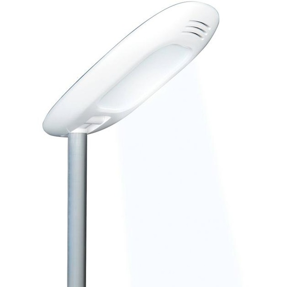 Lampe De Bureau Avec Lumières Led Et Enceinte Bluetooth Blanc