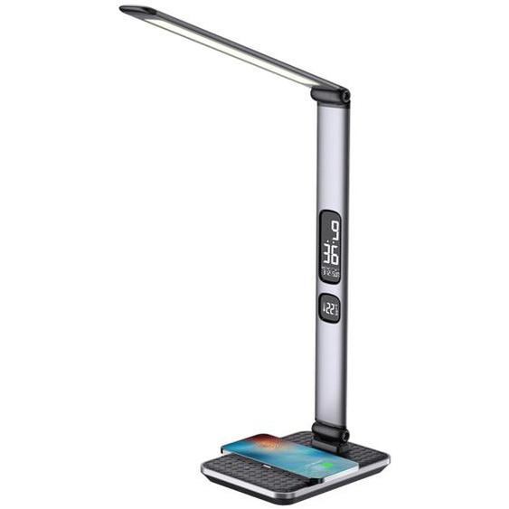 Lampe de bureau Immax Heron 2 LED avec recharge sans fil Qi et USB