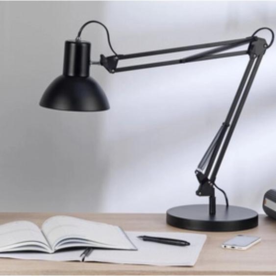 Lampe de bureau SUCCESS 66, pince/socle, noir
